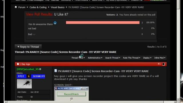 VB 2008 Screen Recorder [ Full Codes] смотреть онлайн