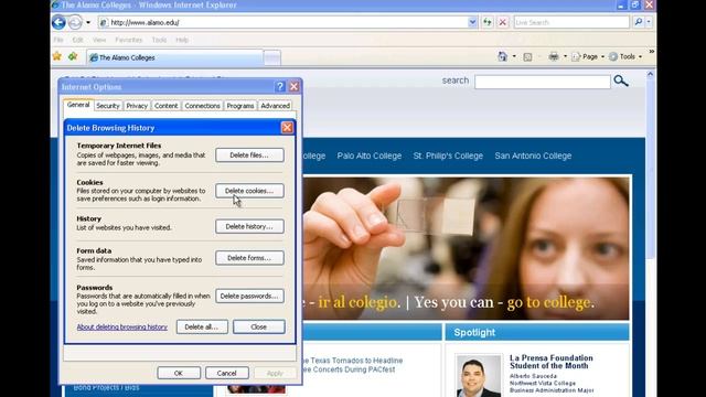 How to delete IE 7 Cache under Windows XP смотреть онлайн
