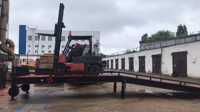 Механическая рампа - передвижная эстакада смотреть онлайн