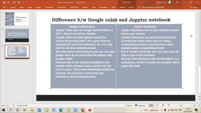 Jupyter Notebook V/S Google colab | Which one is more better? | What should I choose as a beginner? смотреть онлайн