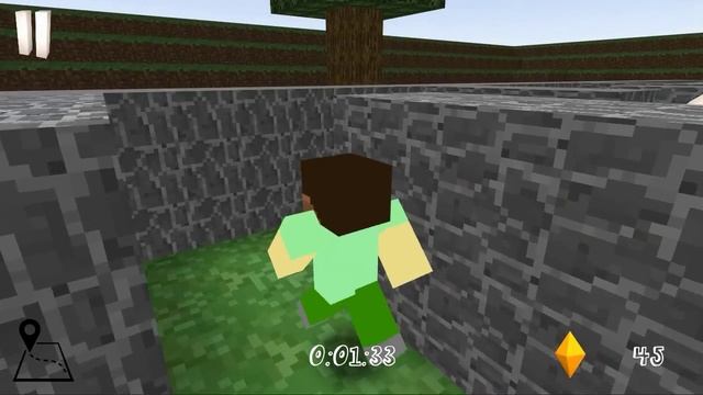 Passing Mazecraft Level (Minecraft tribute) in 3D Maze 2 game смотреть онлайн