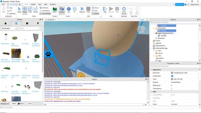 How to make an Egg Hatching System (Roblox Studio) смотреть онлайн