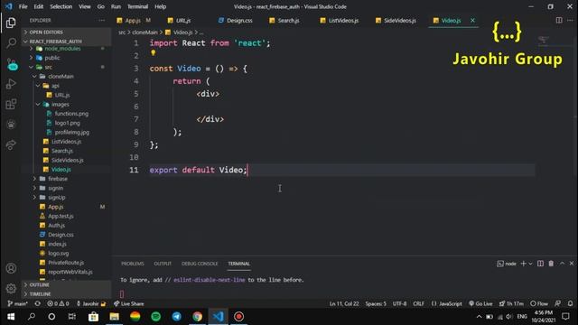 ⚡️ YOUTUBENI CLONE VERSIYASINI YASAYMIZ | REACT, YOUTUBE API смотреть онлайн