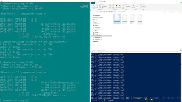 使用Windows Powershell 如何批量修改各种文件名字 смотреть онлайн