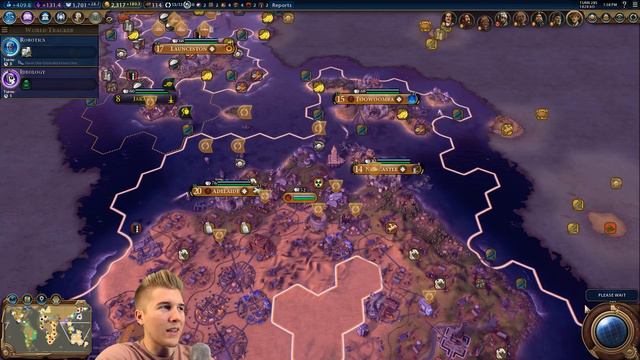 Civ 6: Australia Gameplay [True Start Earth Map] Let’s Play Civilization 6 Australia | Part 12 смотреть онлайн