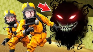 1 ДЕНЬ ВЫЖИВАНИЯ В ЗАКУЛИСЬЕ! ОТСЮДА НЕТ ВЫХОДА! СТРАХ И СКРИМЕРЫ В ESCAPE THE BACKROOMS