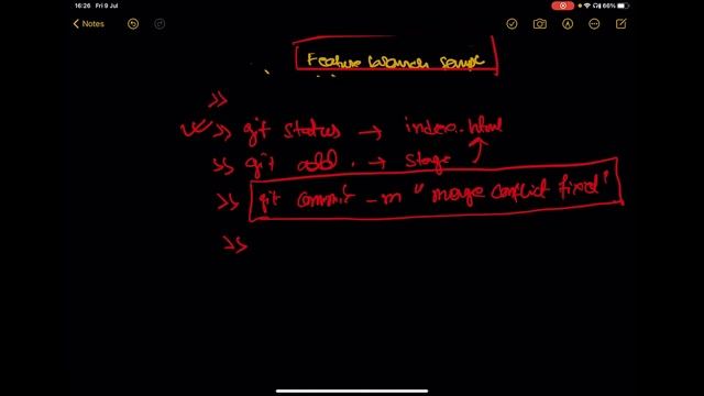 Git Merge Conflict concept and examples смотреть онлайн