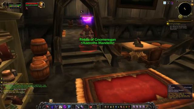 WoW quest #2144 Cloak and Dagger смотреть онлайн