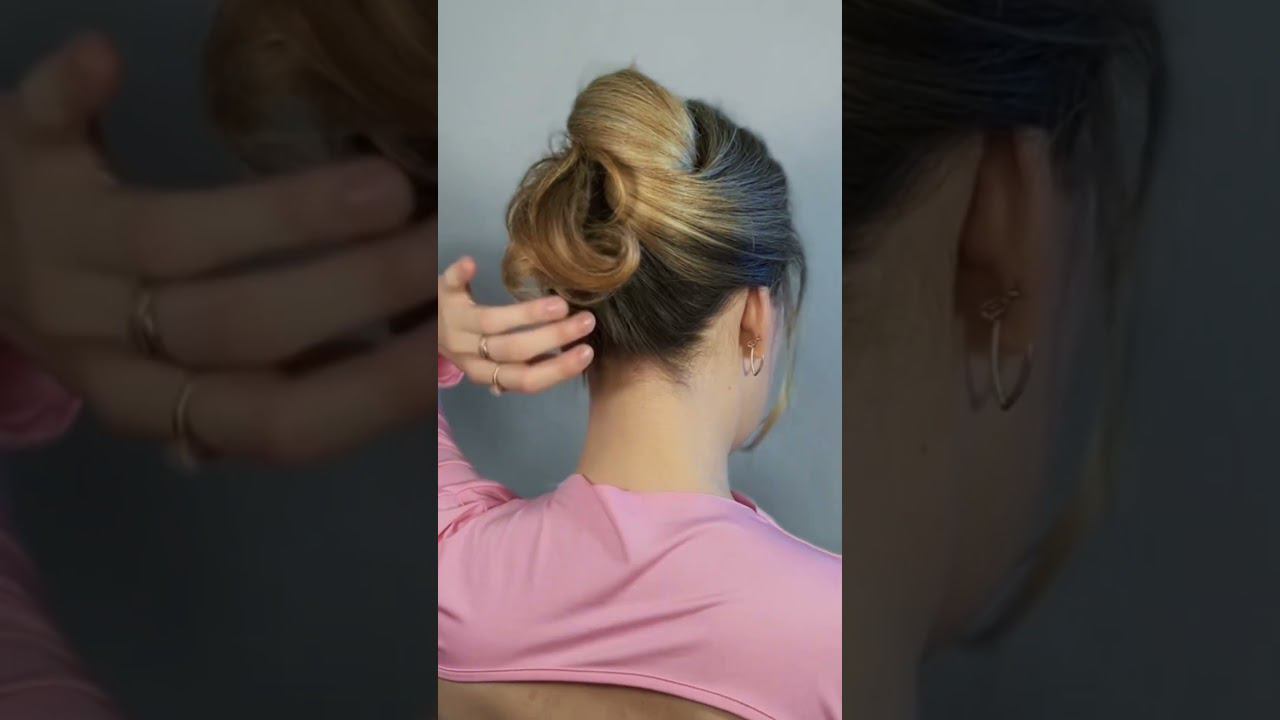 Прическа с палочкой для волос! Красота! 😍 #прическа #лайфхакдлядевушек #стиль #мода смотреть онлайн