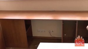 Рабочий кабинет на лоджии и встроенная мебель на заказ