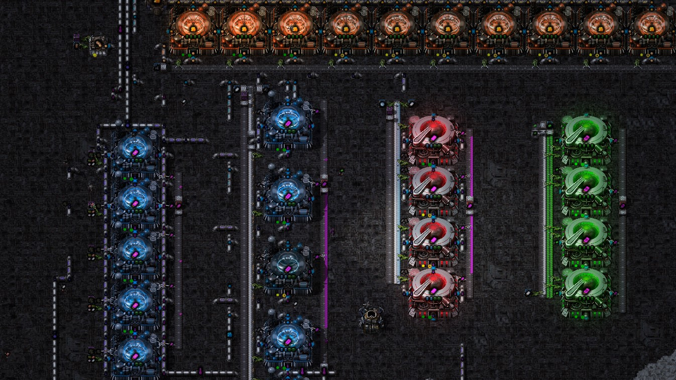 FACTORIO, прохождение 51, моды Space Exploration + Krastorio, перереботка зараженного мусора смотреть онлайн