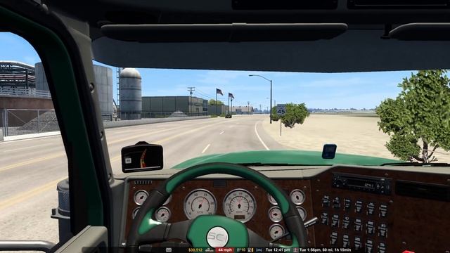 American Truck Simulator Realistic Economy Ep 108 Taking our refer trailer to Texas смотреть онлайн