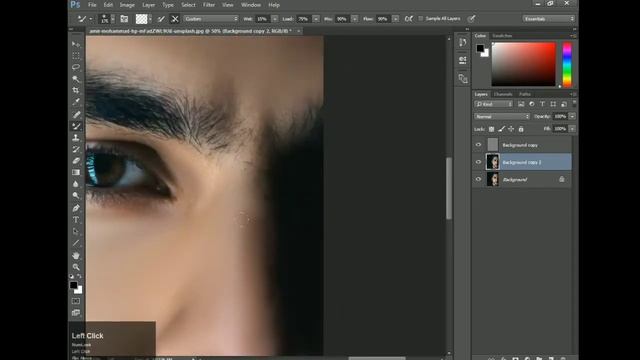 High-End skin Retouching | photoshop tutorial | brush tool | easy way | Hamza Graphic Design смотреть онлайн