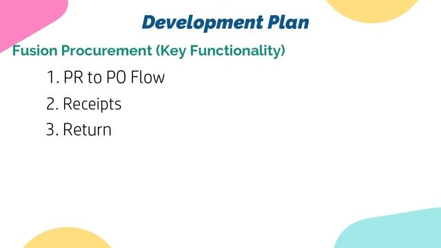 Oracle Fusion PTP part 1 Development Plan смотреть онлайн
