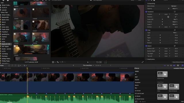 Cut on the Beat / Edit to Music - Final Cut Pro Tutorial (2021) смотреть онлайн