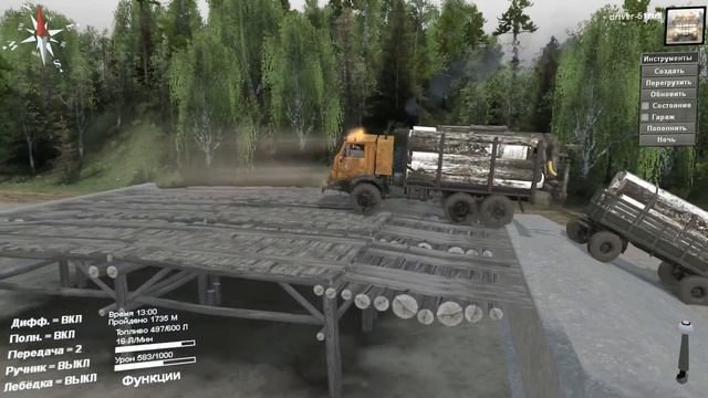 Spin Tires 03.03.16 Kamaz-43101 (В ДОРАБОТКЕ!)POLIGON 5.2+СИНХР. СВЕТА SV.MP-v.1-v.2-v.3 смотреть онлайн