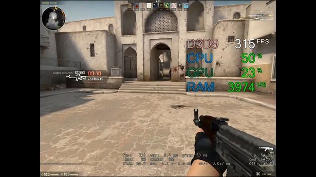 GeForce GTX 1060 6GB -- Intel Core i5-8400 -- CSGO FPS Test Dust 2 1024X768 смотреть онлайн