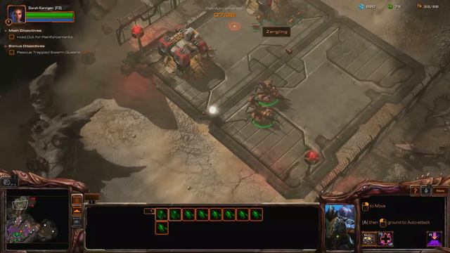 ★ StarCraft II: Heart of the Swarm - Part 3 "Rendezvous" [HD][PC] смотреть онлайн
