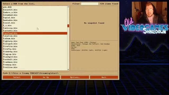 Old Video Games Shakedown - Fatal Run, E T - Atari 2600 смотреть онлайн