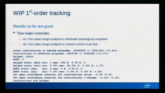 Ian Romanick - Value Range Tracking NIR (Lightning Talk) смотреть онлайн