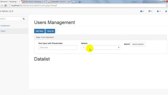 PHP class 3(with bootstrap) смотреть онлайн