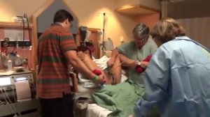 Мамочка родила и даже не пикнула!