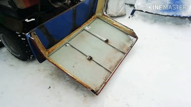 Самодельное приспособление для уборки снега на квадроцикл Зим смотреть онлайн