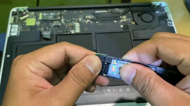 Upgrade SSD NVMe m.2 Apple MacBook Air 2017 смотреть онлайн