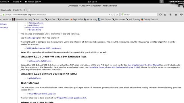 How to Install VirtualBox Extension Pack on Kali Linux 2020 | SYSNETTECH Solutions смотреть онлайн