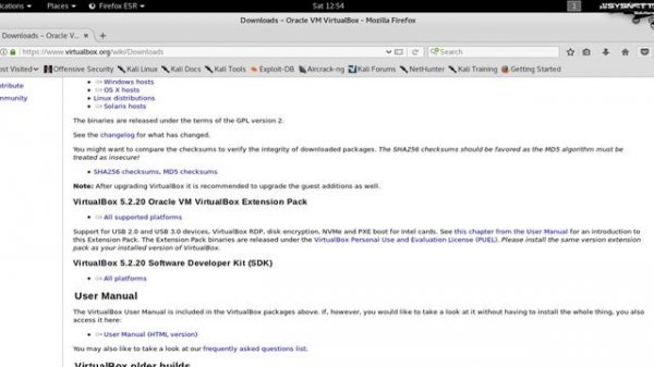How to Install VirtualBox Extension Pack on Kali Linux 2020 | SYSNETTECH Solutions
