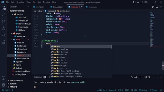 React Portfolio Website Tutorial - Build React JS Portfolio Website - Fully Responsive смотреть онлайн
