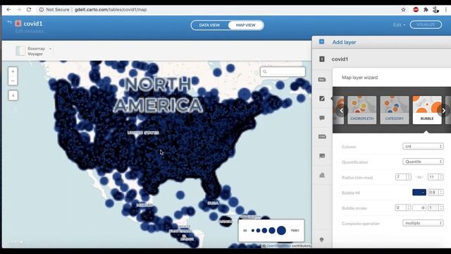GDELT Tutorial: Using Carto's BigQuery Connector To Seamlessly Map Covid-19 News смотреть онлайн