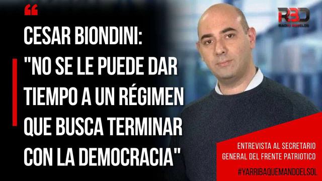 Cesar Biondini: "No se le puede dar tiempo a un régimen que busca terminar con la democracia" смотреть онлайн