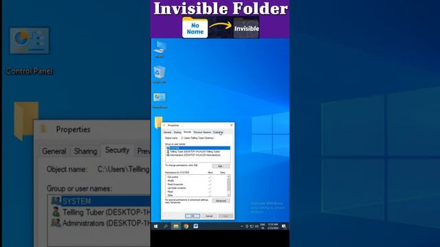 Create Hidden & No Name Folder in just 10 sec🔥😲⚡ #viral #shortvideo #computer #excel #telllingtuber смотреть онлайн