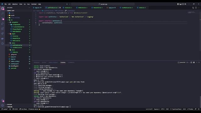 EXPO REACT NATIVE APP REDUX TOOLKIT смотреть онлайн