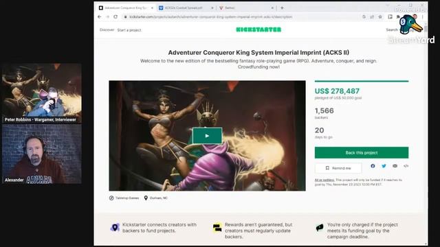 ACKS II Kickstarter and Domains At War Online Prototype. смотреть онлайн