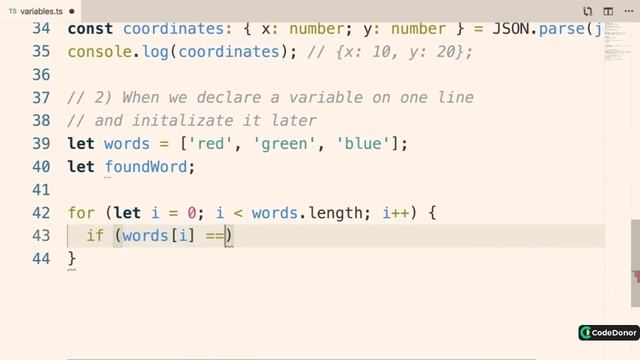 254. Delayed Initialization in TypeScript | Typescript #typescript #javascript #react #learning смотреть онлайн