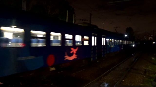 Электропоезд ЭП2Д-0082 "РЭКС" экспресс сообщением "Люблино - Шаховская" (МЦД-2) смотреть онлайн
