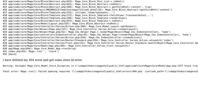 404 error on Magento website and admin because of Invalid block type:... смотреть онлайн