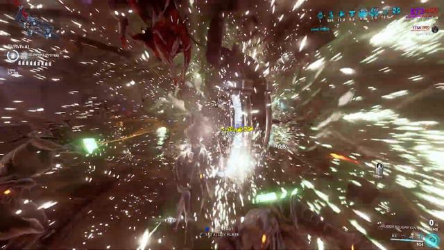 Warframe Steel Path Solo Survival 1 hour vs Infested | MIRAGE PRIME & KUVA OGRIS & Builds! смотреть онлайн