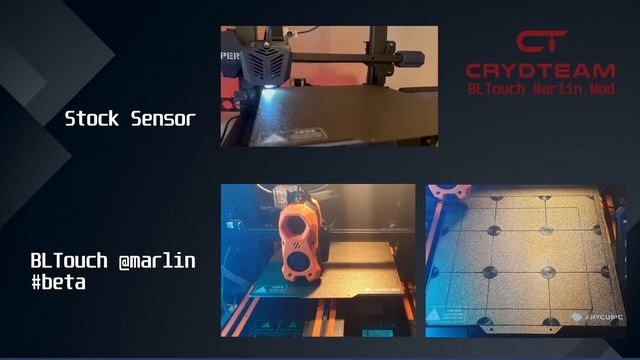 Anycubic Vyper - BLTouch Mod #Marlin #firstview