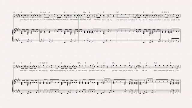Cello - What Makes You Beautiful - One Direction - Sheet Music, Chords, & Vocals смотреть онлайн