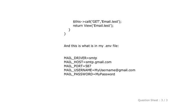 PHP : Trying to get Laravel 5 email to work смотреть онлайн