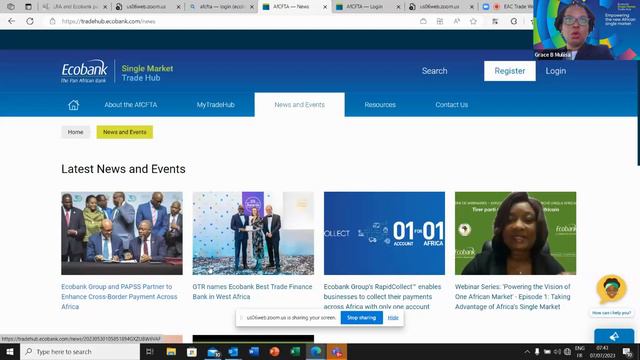 Ecobank EAC Edition Trade Hub Webinar - July 7, 2023 смотреть онлайн