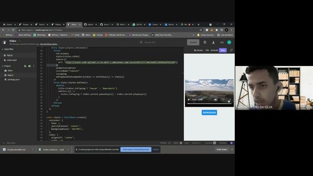 Play Video in React Native - Alison Cicero da Silva (514) - IFAL Campus PDI смотреть онлайн