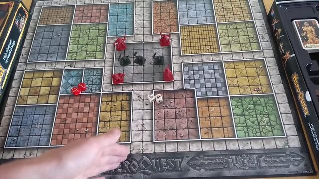 HeroQuest - how to setup play and review * Amass Games * classic vintage board game see description смотреть онлайн