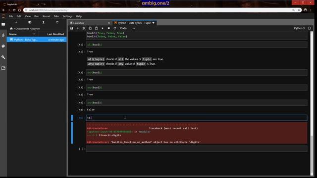 #Python - Data Types - Tuple [3.7] смотреть онлайн