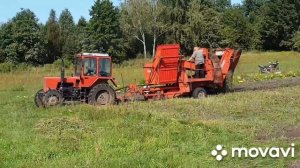 ВТЗ т30а80(45-ка) і картопляний комбайн GRIMME EUROPA STANDETTE