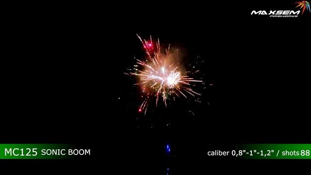SONIC BOOM батарея салютов 0,8"-1"-1,2" (комбинированный салют) смотреть онлайн