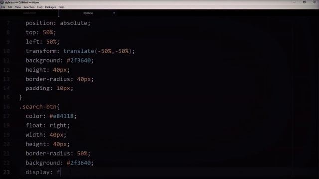 Анимированное окно поиска с использованием эластичной анимации HTML, CSS смотреть онлайн